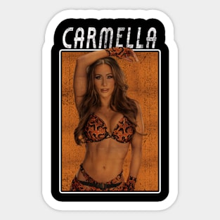 Vintage Wwe Carmella Sticker